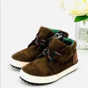 Boys Axel Sneaker Booties Size 12 Shoe Brown Casual To Dress Cat & Jack